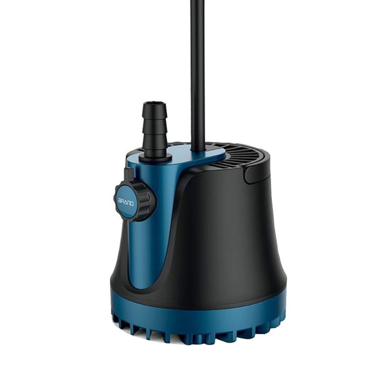エルエンスタジオ 水中ポンプ 底部入水式 循環ポンプ 吐出量600L|H 最大揚程1.2M 水耕栽培ウォーターポンプ 水族館給水 排水ポンプ 静音設計 15W-600L|H 1