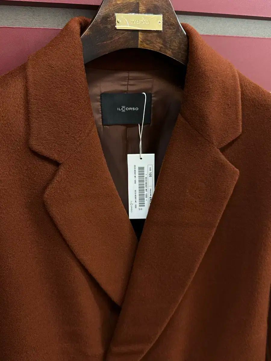 ILCORSO イルコルソ IlCorso 茶色 ダブルコート 105 サイズ