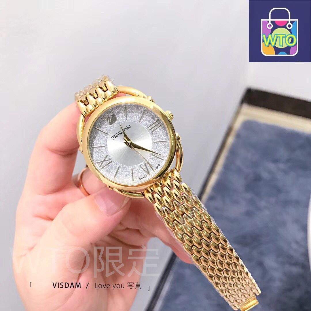 今日 Swarovski 施 洛世奇 ニュースターライトモデル腕時計-WTO輸入1