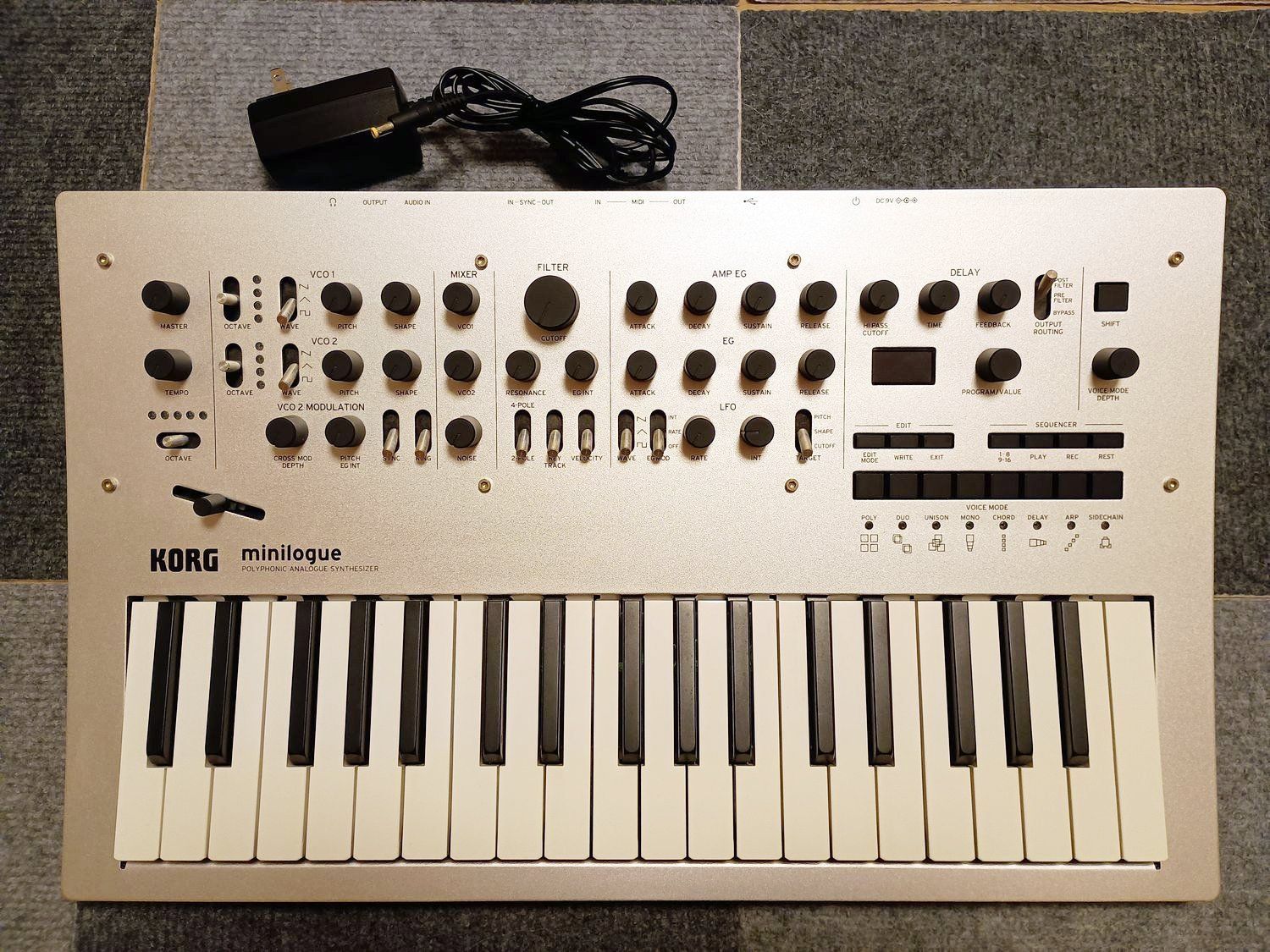 現状品 完動品 KORG minilogue 純正ACアダプター付