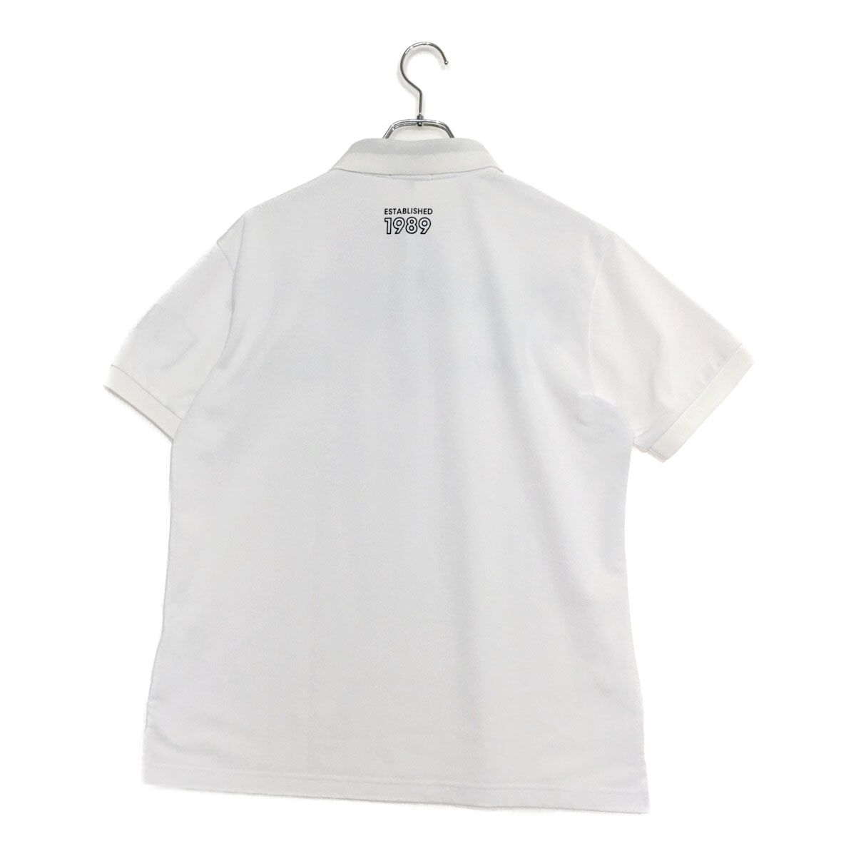 メンズ パーリーゲイツ PEARLY GATES 半袖ポロシャツ 6 LL 白 ホワイト 鹿の子