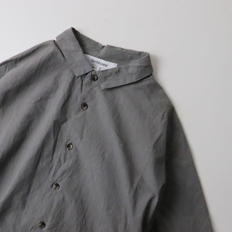 ヴェリテクール Veritecoeur ST-106 ロングシャツ F/グレー ワイド