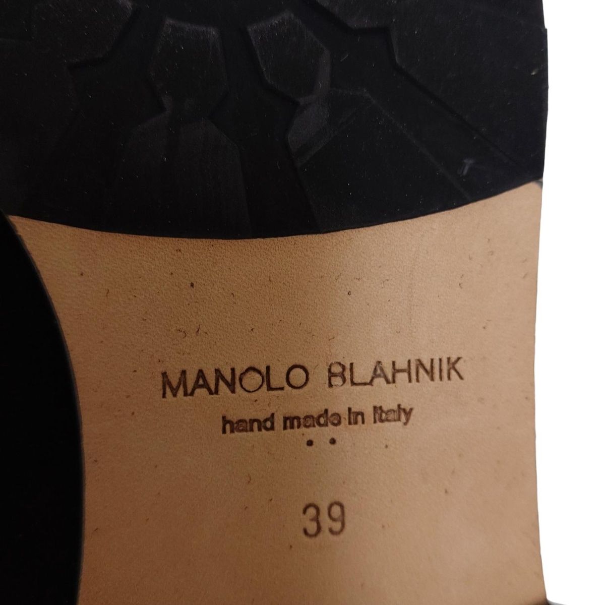 MANOLO BLAHNIK マノロブラニク ロングブーツ 39 レディース - 黒 ムートン WWW_WOWDIGSITE_COM