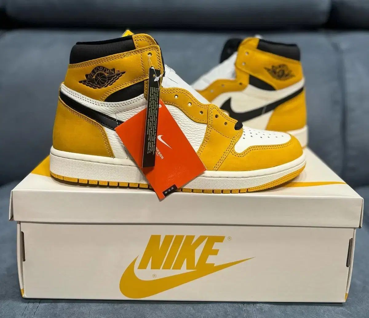 ジョーダン 1 ハイ OG イエロー オークル