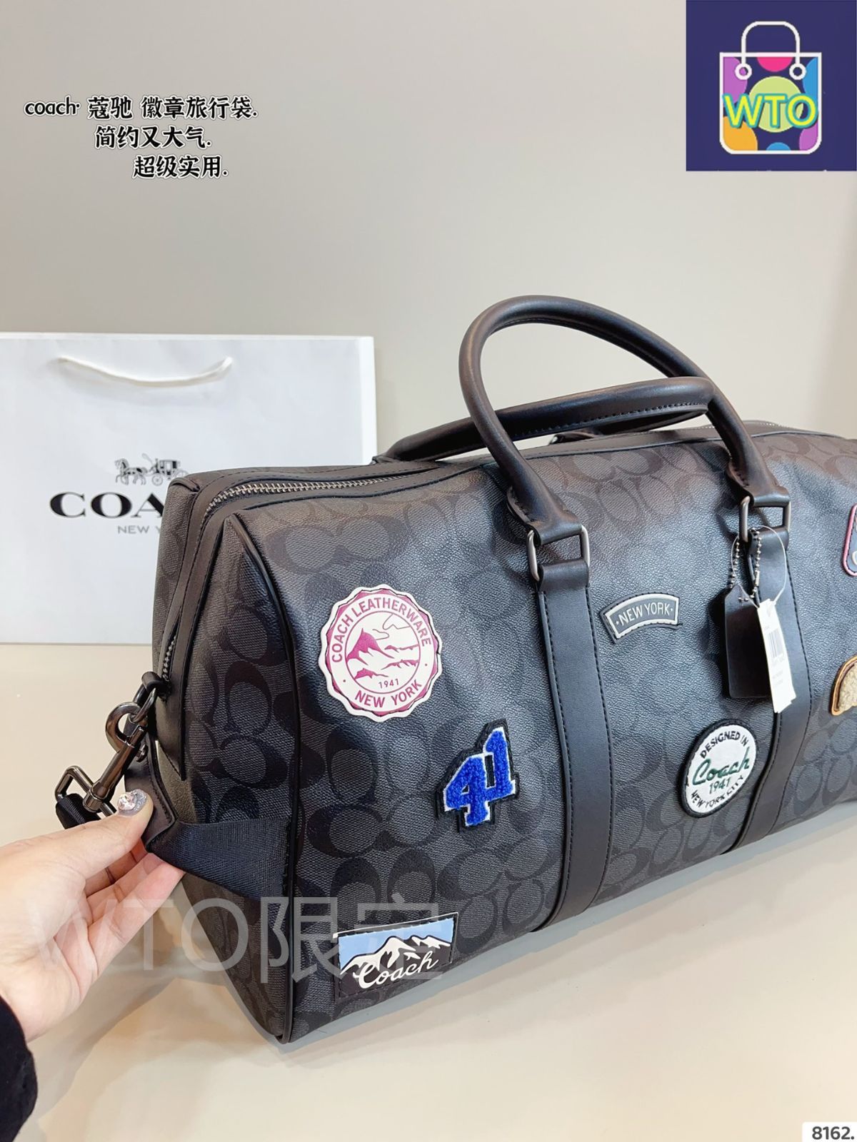 今日特価】COACH Travel Bag コーチ トラベルバッグ-WTO輸入