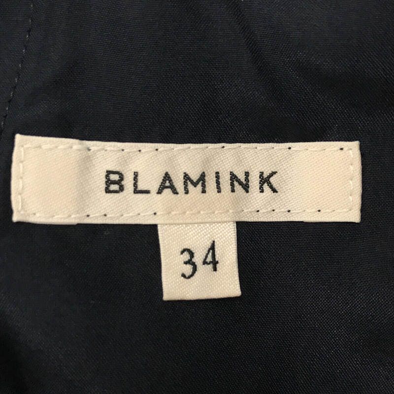 未使用ブラミンクRESORT バックギャザーストレートパンツ 美品】 BLAMINK / ブラミンク | RESORT バックギャザー