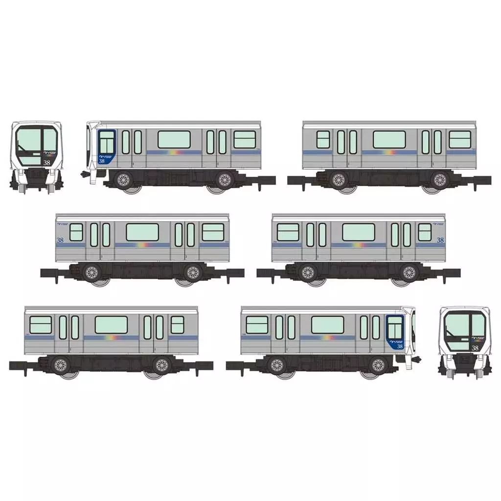 鉄道模型 1|150 新交通ゆりかもめ7300系 6両セット 新交通システムコレクション 332299