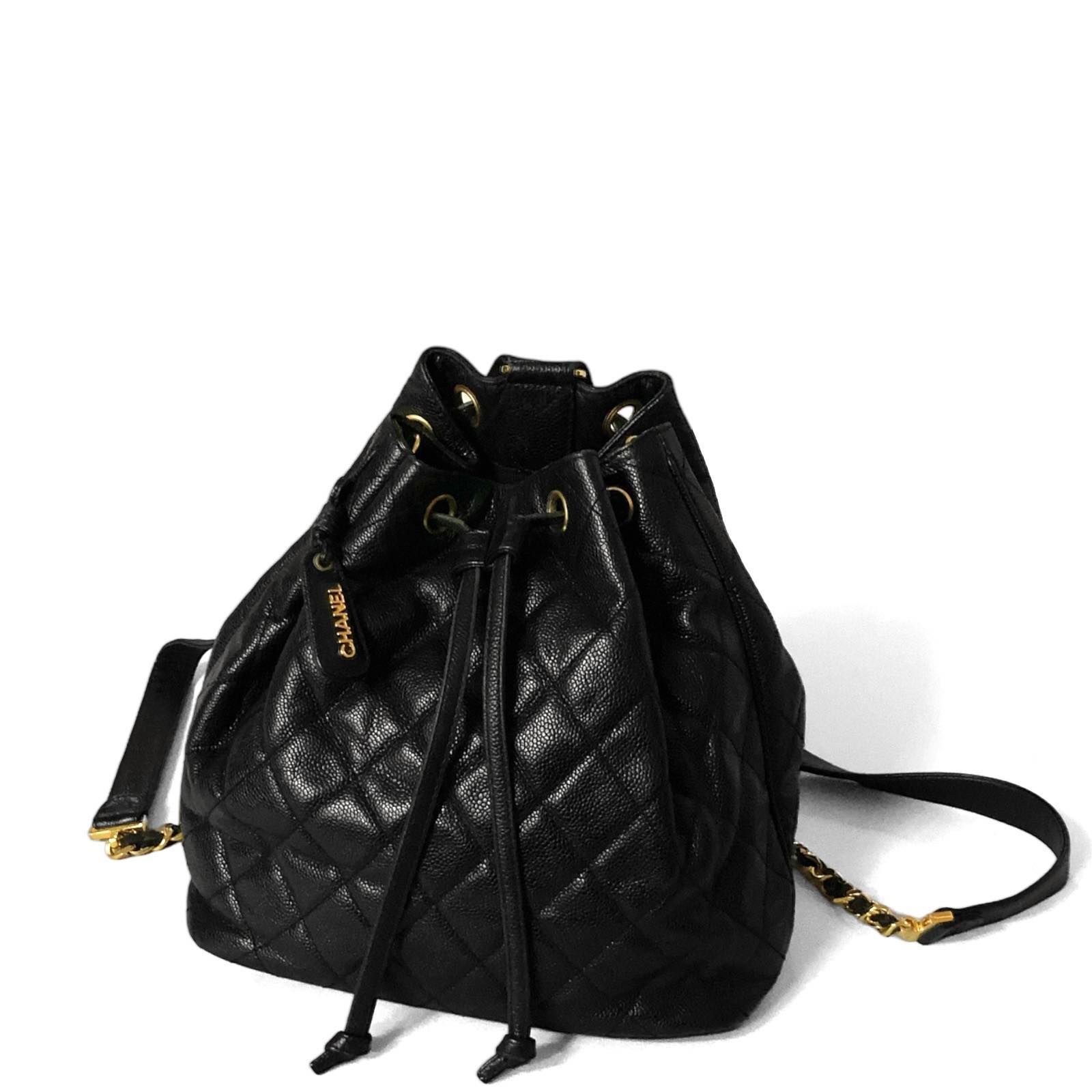 中古品】3番台 95年製 CHANEL シャネル マトラッセ キャビア