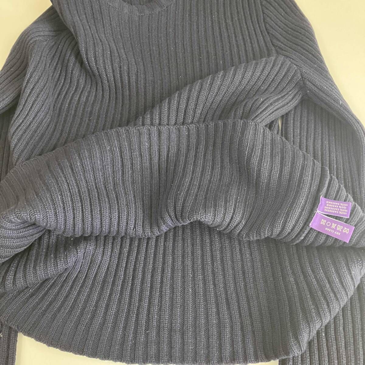 Ralph Lauren Purple Label カシミヤ リブニット RALPH LAUREN PURPLE LABEL CASHMERE KNIT SWEATER ラルフ