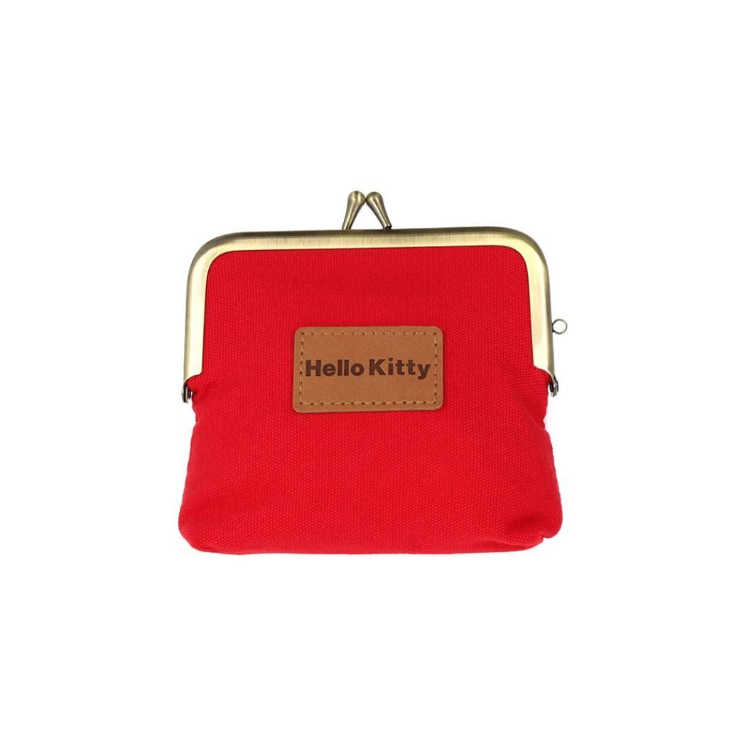 ハローキティ リップポーチ 畳刺繍ミニポーチ がま口 New Life