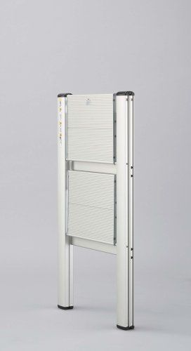 数量 SJ2.0-5BA シルバー 収納便利 脚立 踏台 ナローステップ