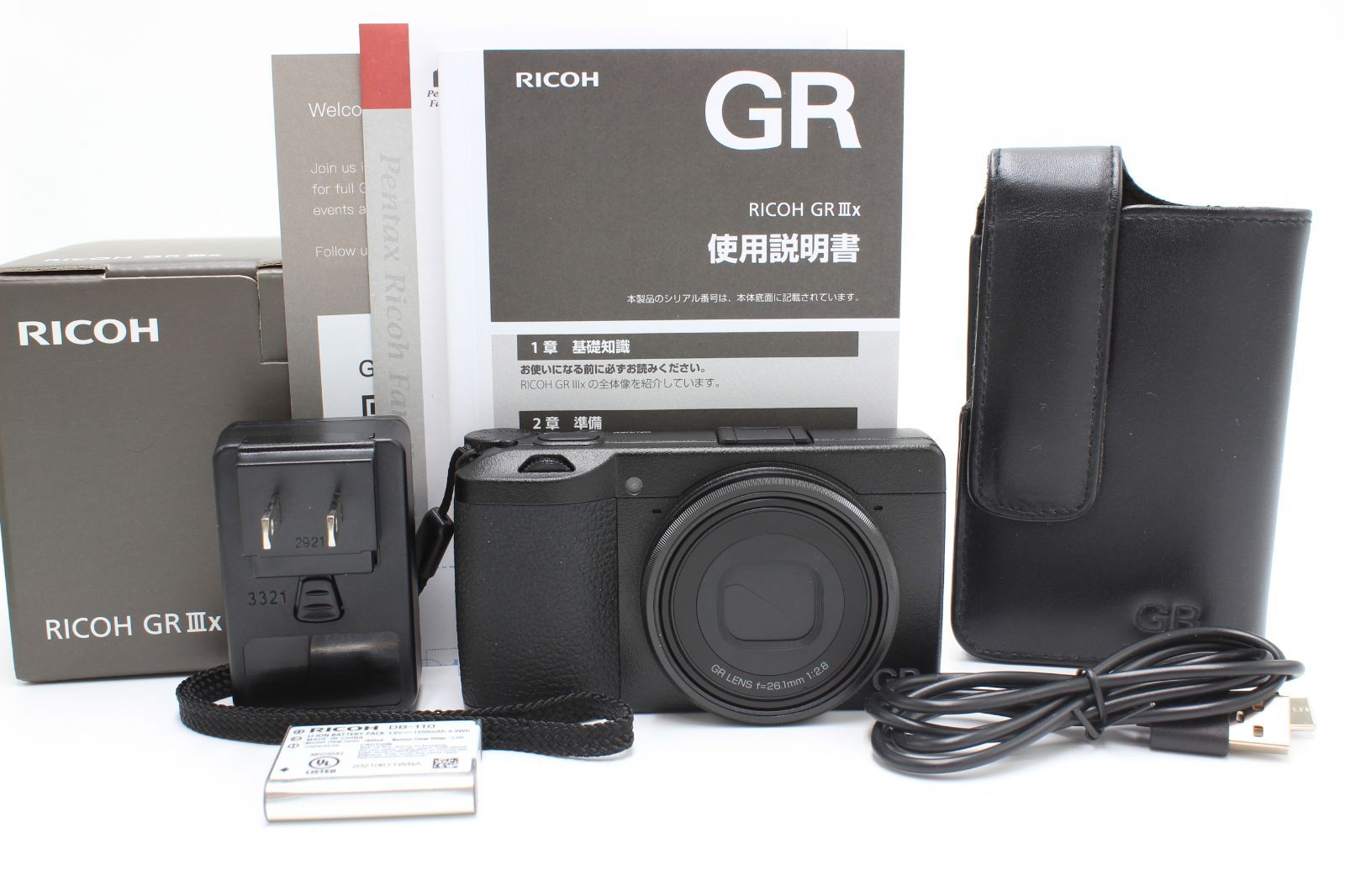 RICOH GR DIGITAL Ⅱ 2 ショット数618 シャッター数3回】RICOH GR IIIx