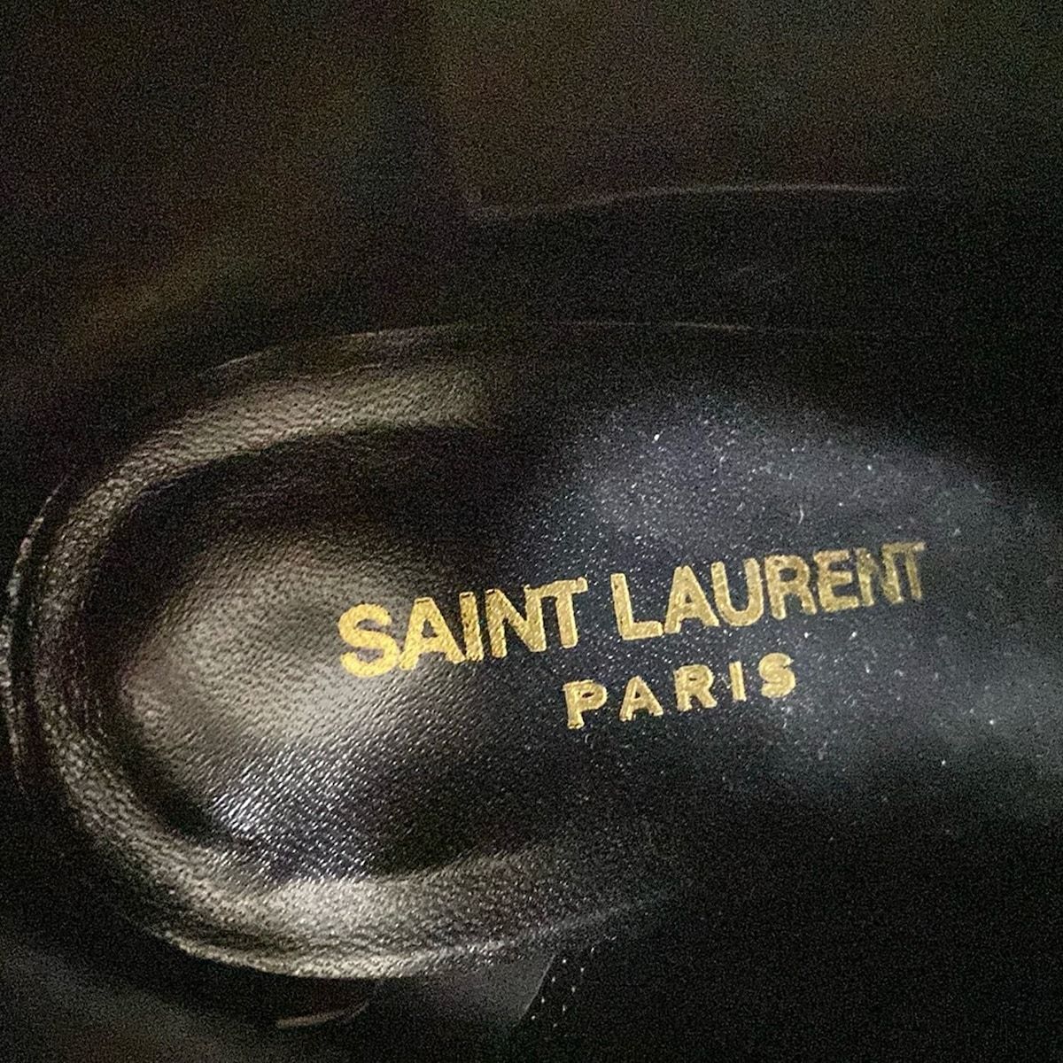 サンローランパリ ショートブーツ