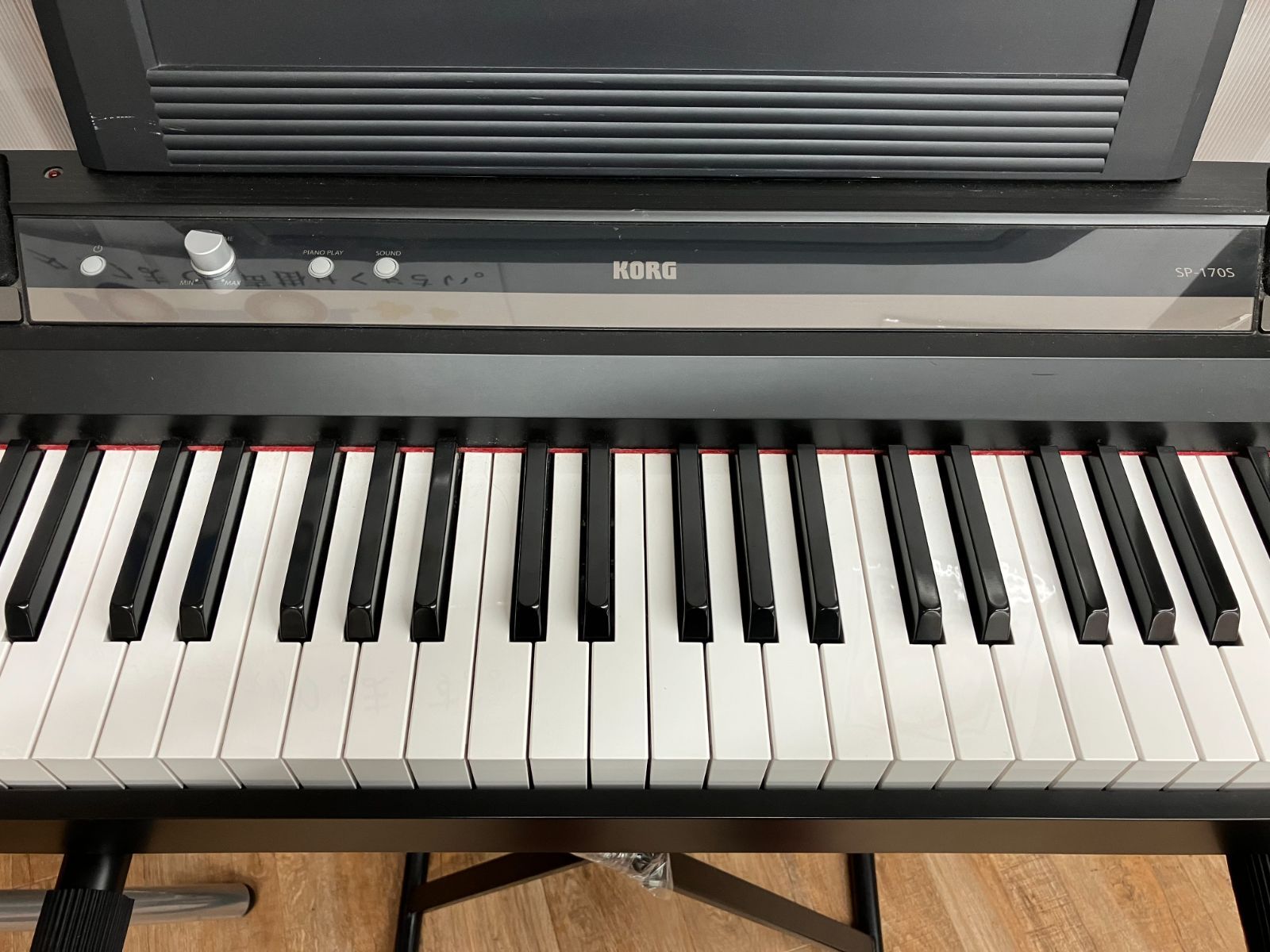 ※【配送不可/引取限定】KORG 電子ピアノ SP-170S 88鍵 キーボード ブラック 音出し確認済み 2282