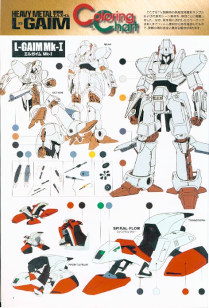 スタジオDNA 重戦機エルガイム ヘビーメタル完全設定資料集 (帯付)