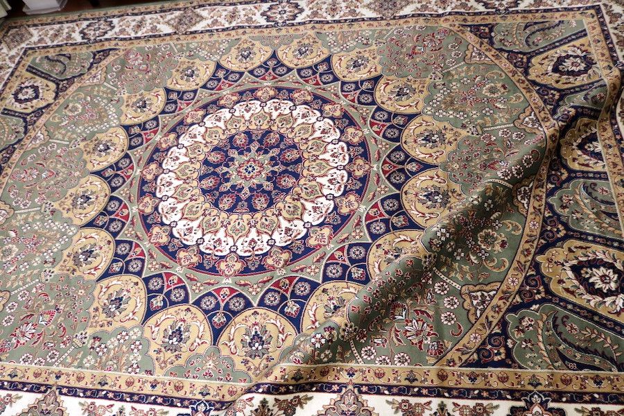 本日限り！ 早い者勝ちです！ペルシャ柄絨毯 200×290ラグ カーペット ペルシャ柄絨毯 200×290 新品未使用 大判ラグ カーペット 訳あり