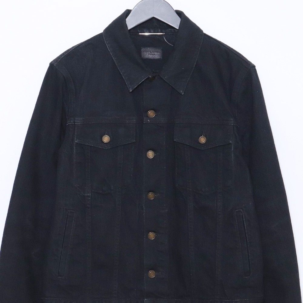 SAINT LAURENT デニムジャケット Mサイズ ブラック - メルカリ