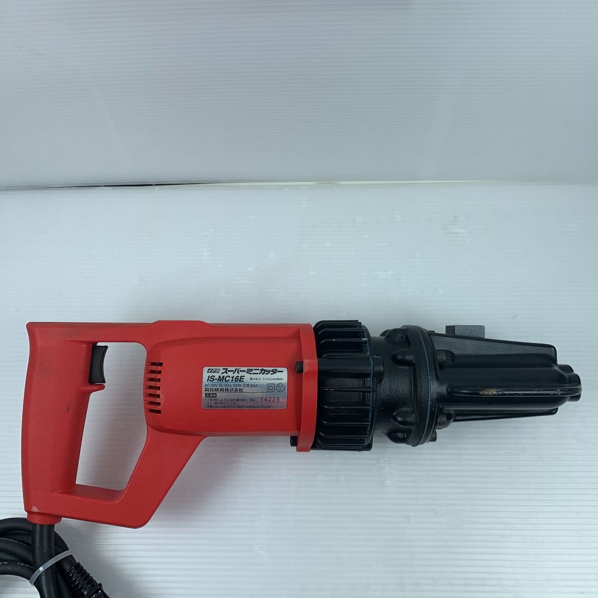 κκIKURA SEIKI CO.,LTD. 育良精機 鉄筋カッター 取扱説明書 ケース付 