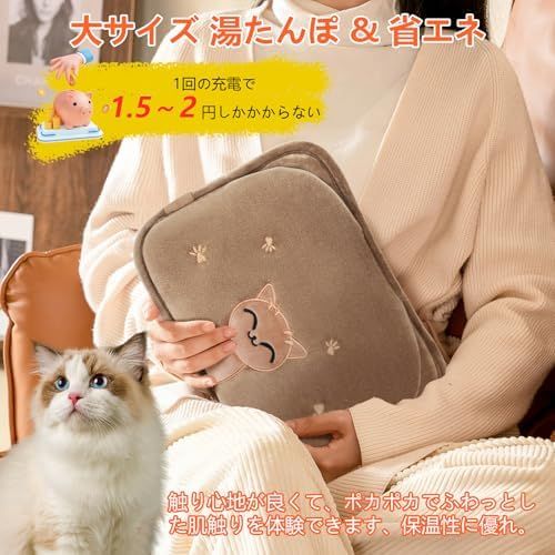 蓄熱式湯たんぽ ぽかにゃん POKANYAN シロミ Z3198】蓄熱式湯たんぽ