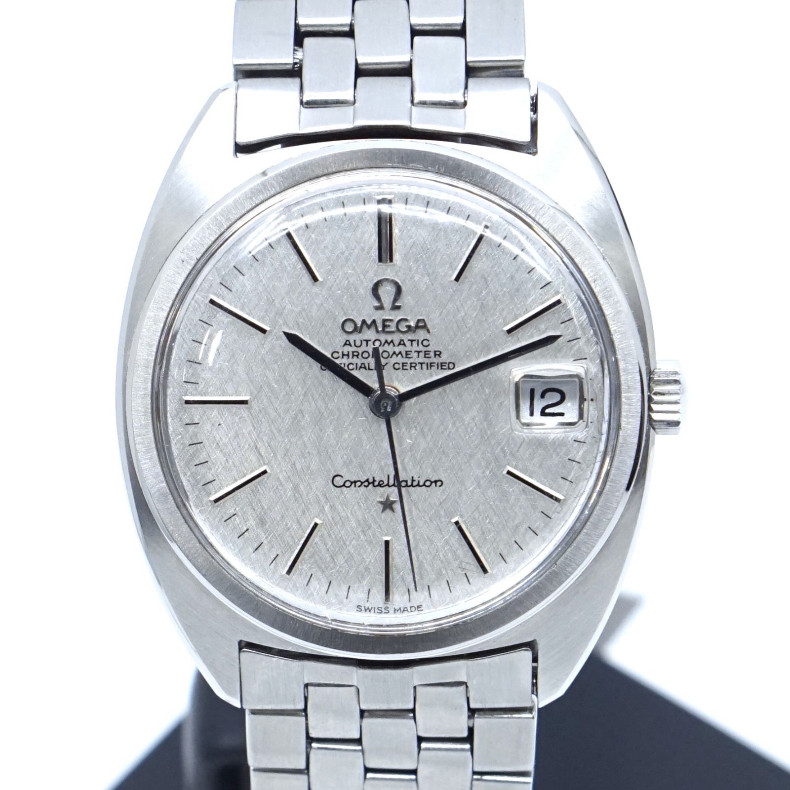 OMEGA オメガ コンステレーション Ref.168.017 リネンダイヤル メンズ腕時計 自動巻き 1年保証 25-M-830