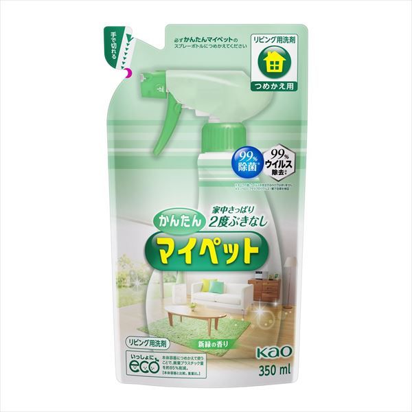 まとめ買い-24点セット かんたんマイペット つめかえ用 花王 床用洗剤