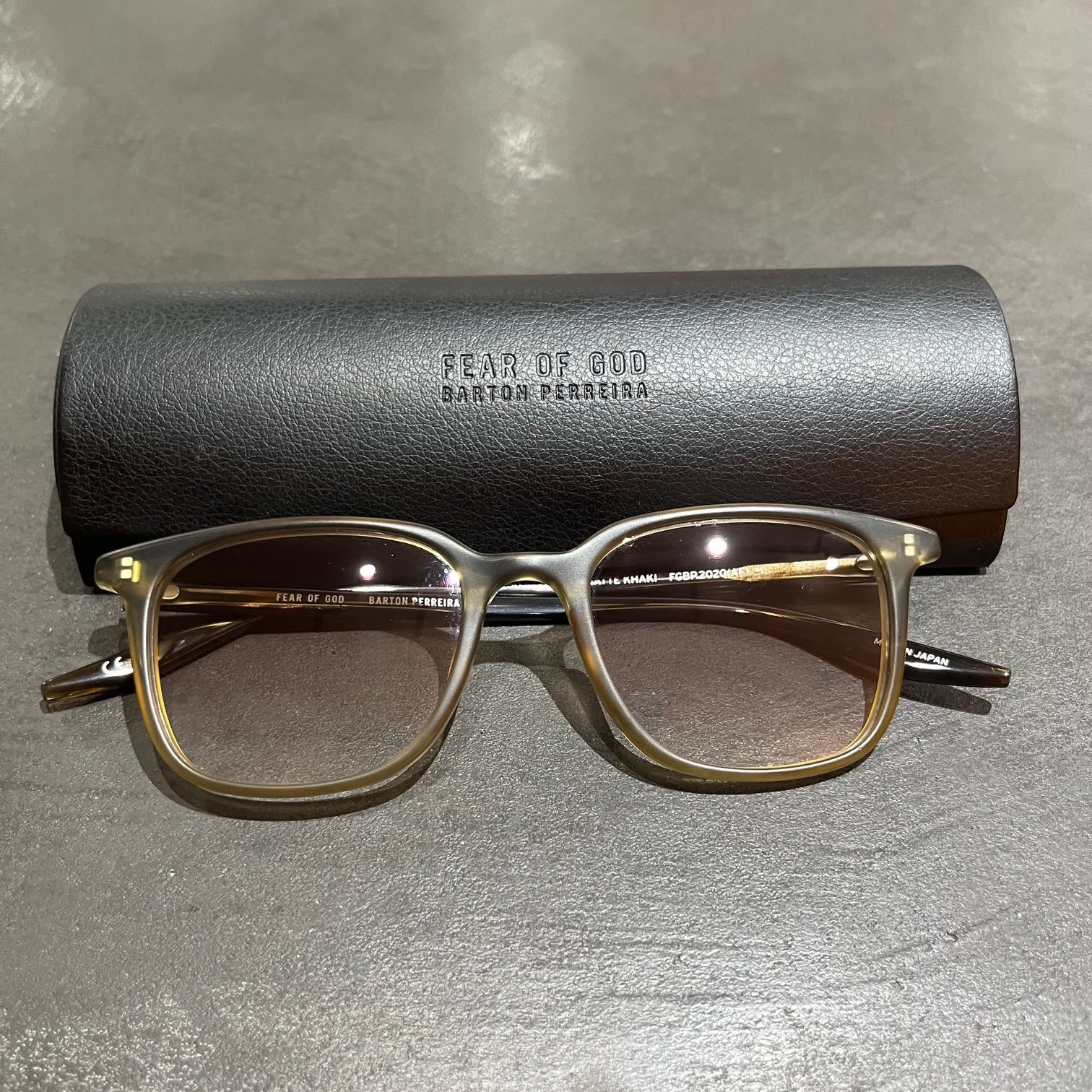 FEAR OF GOD × Barton Perreira サングラス ブラック FEAR OF GOD フィアオブゴッド ×Barton Perreira バートンペレイラ