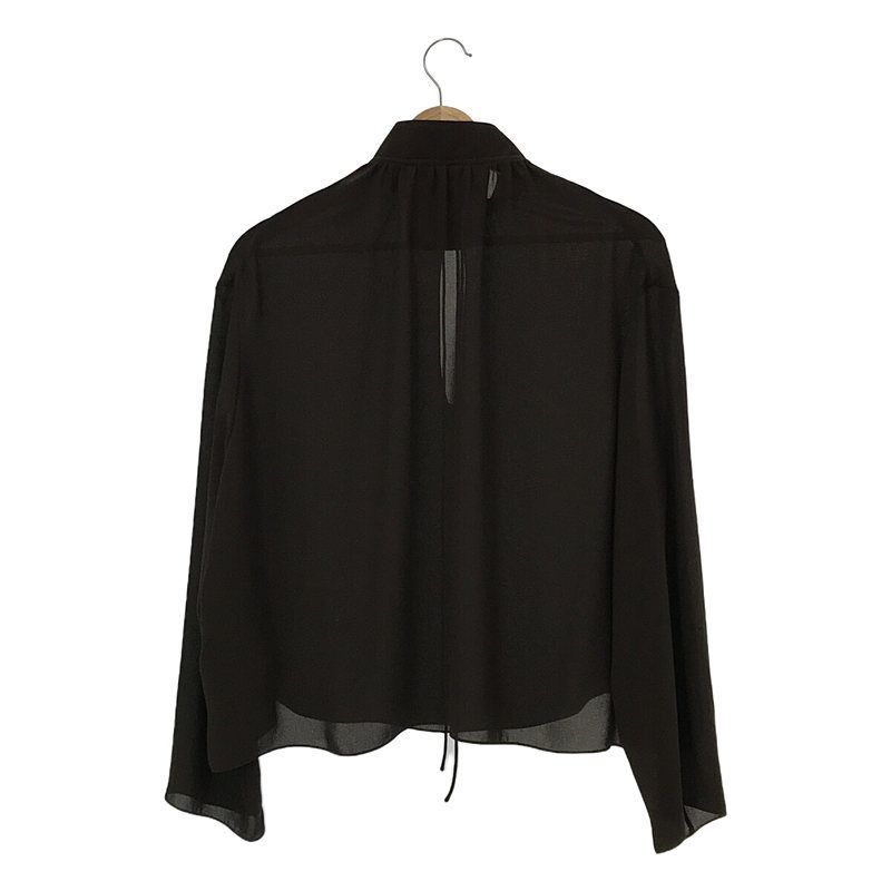 BALENCIAGA / バレンシアガ | シルク スキッパーブラウス | 36