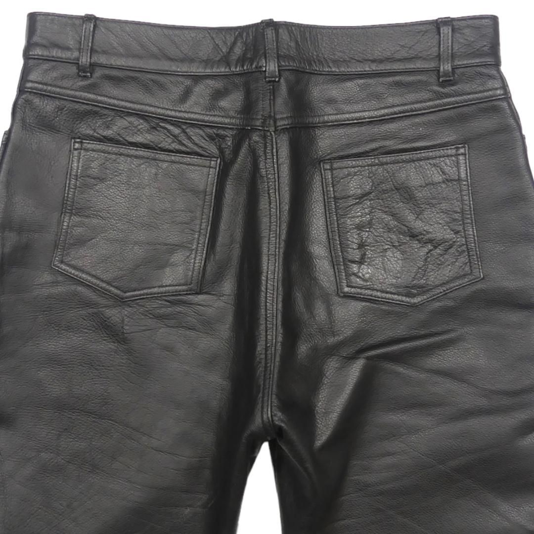 レザーパンツ バイク 本革 モトフィールド XXL メンズ 黒 TN1608