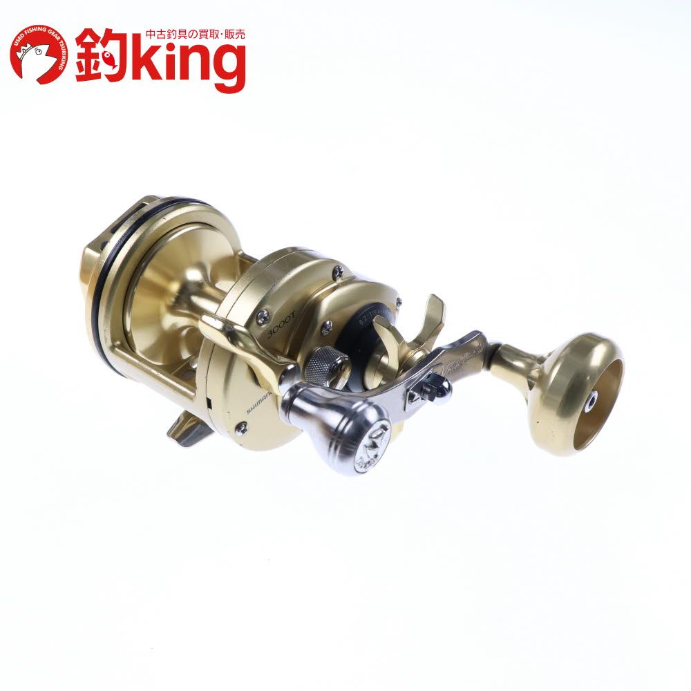 SHIMANO - 【中古】 シマノ 15 海魂 3000T （1）Ti Tsuri Musha ハンドル付  /V077M シマノ 15 海魂 3000T （1）Ti Tsuri Musha ハンドル付 /V077M