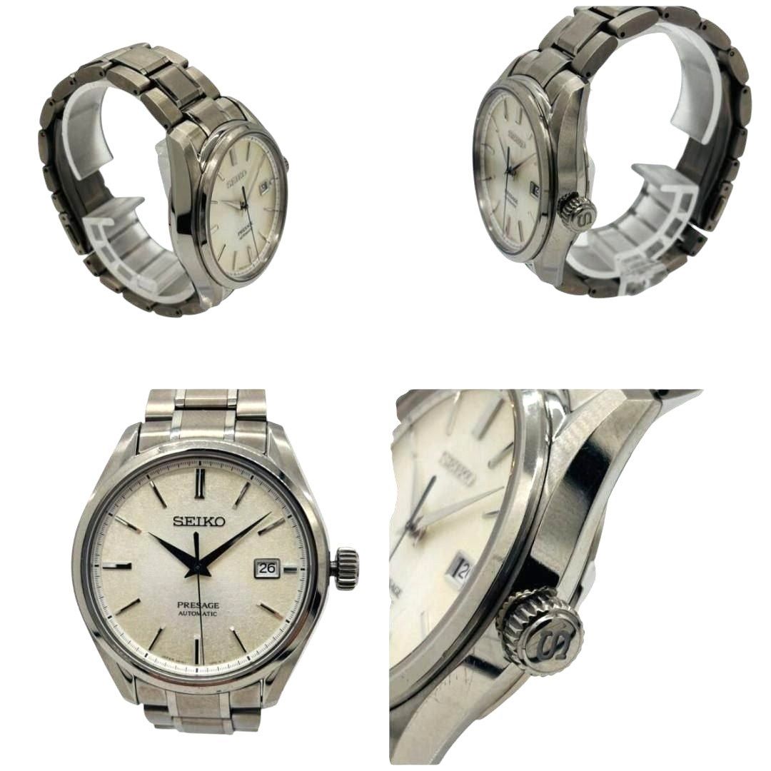 SEIKO 雪白 和紙 腕時計 知性は静かに美しく香る プレサージュ 