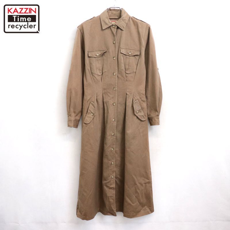 80s Banana Republic サファリ ワンピース レディース 表記Mサイズ