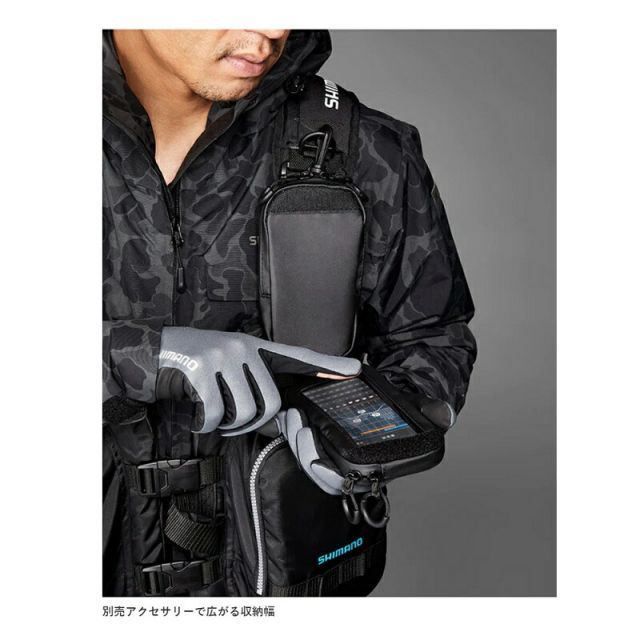 SHIMANO フィッシングベスト ダスクブルー　VF-068T シマノ VF-068T ゲームベストライト ダスクブルー フリー | 釣具