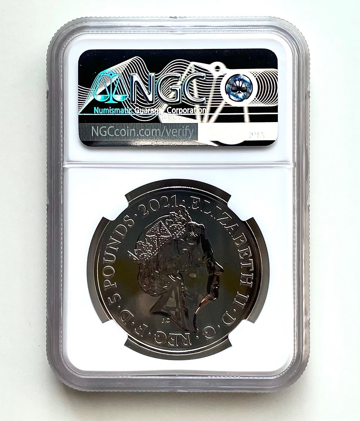 ☆NGC準最高鑑定☆ 2021年 G.Britain £5 The Who Early Releases NGC