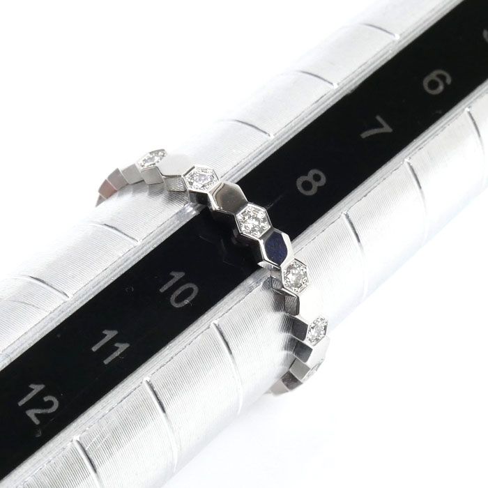 K18⭐︎ビーマイラブ風リング 9号 Chaumet ショーメ K18WG ホワイトゴールド ビーマイラブ ハーフ
