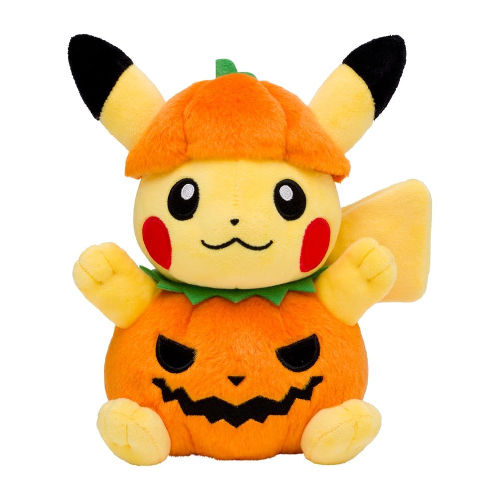 ポケモンセンターオリジナル ぬいぐるみ ハロウィンかぼちゃピカチュウ