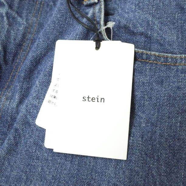 新品 stein シュタイン 22SS 日本製 Leather Combination Denim Jeans