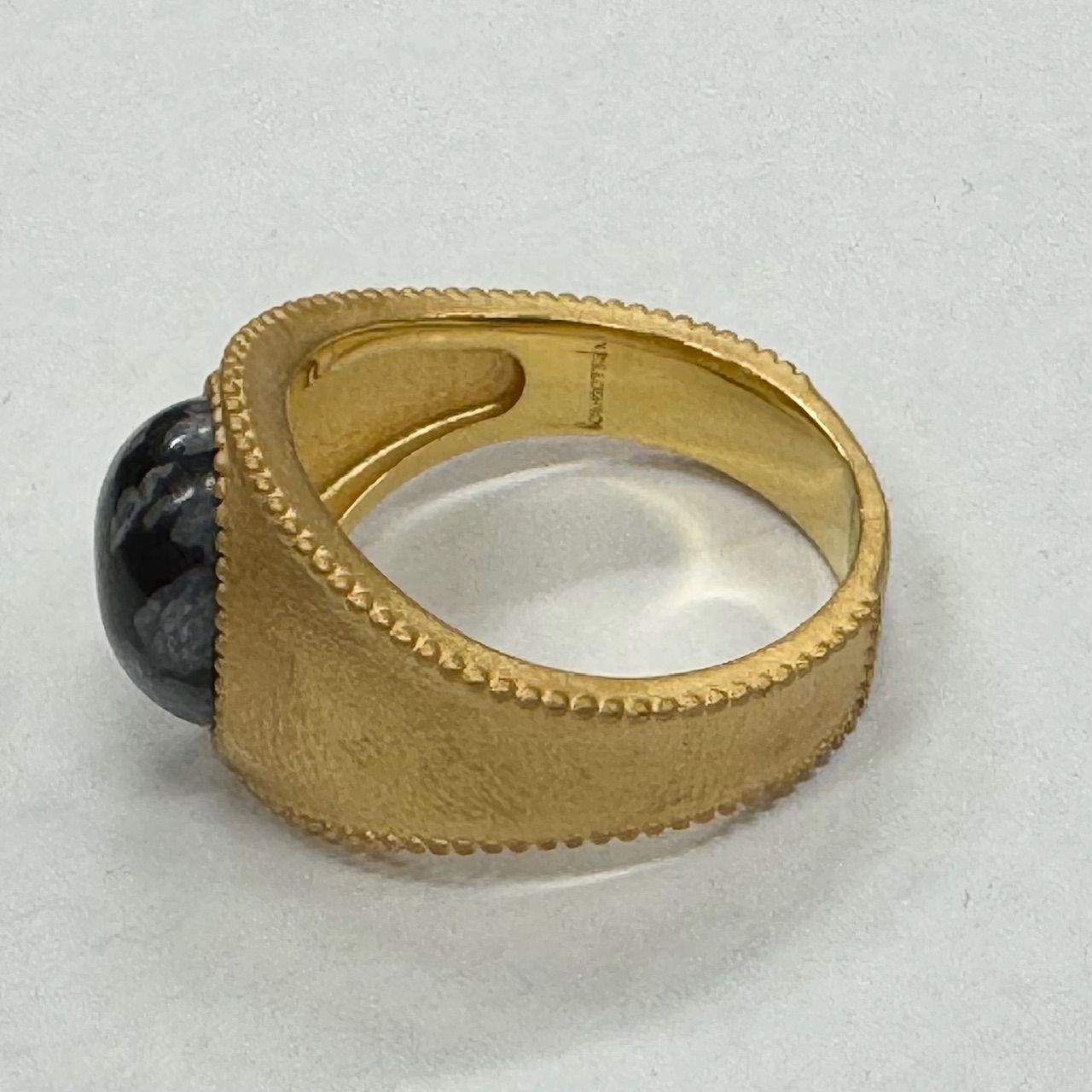 参考上代48400円 未使用品 SOSHIOTSUKI Signet Ring Gold Matte