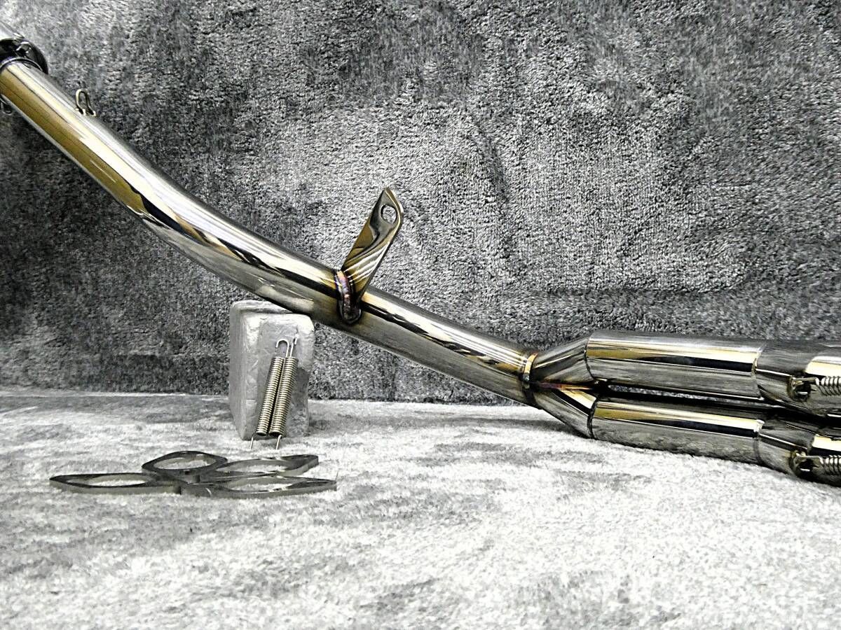 NC39 NC42 ナカノ42.7πマフラー ステンレスERアウター/ CB400SF関西 低