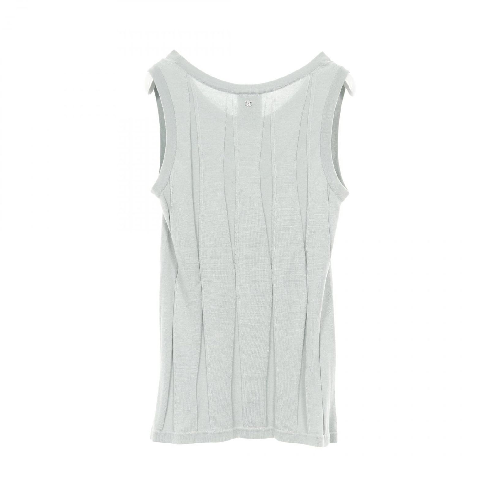 CHANEL タンクトップ ホワイト Chanel Sleeveless Tank Top White #38 – AMORE Vintage Tokyo