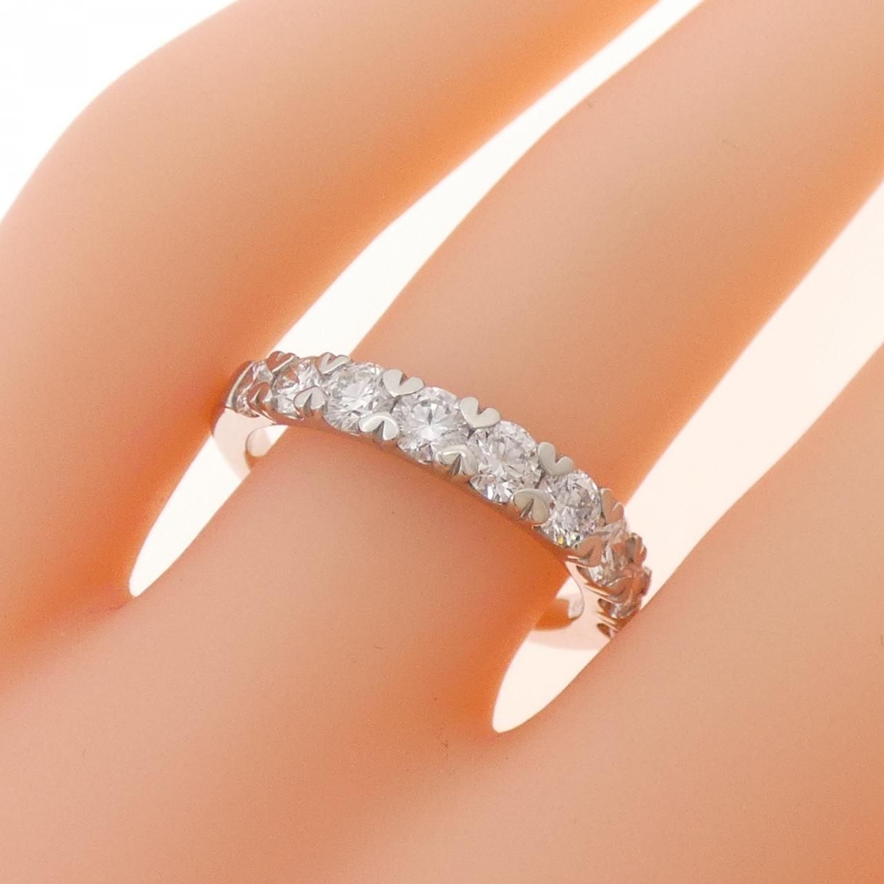 【pino】pt900 ダイヤモンド　リング　ハーフエタニティ PT900 ハーフエタニティ ダイヤモンド リング 1.00CT - メルカリ