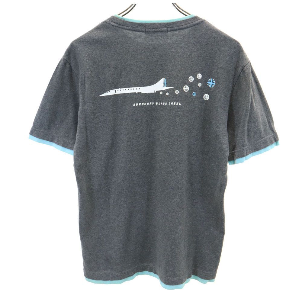 バーバリーブラックレーベル 三陽商会 バックプリント 半袖 Tシャツ 2 
