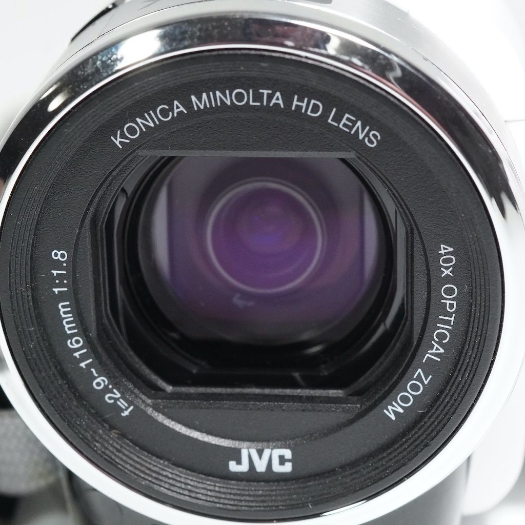 JVC Victor Everio GZ-HM133-W ホワイト ビデオカメラ 動作OK 1週間