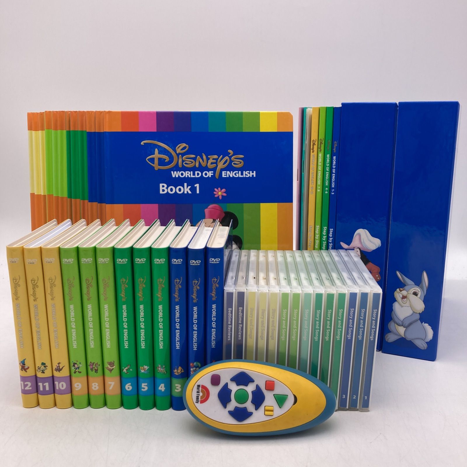 2012年購入 メインプログラムセット 絵本 CD DVD24枚 旧子役 字幕あり ディズニー英語システム DWE Disney ワールドファミリー  中古 901521 - メルカリ