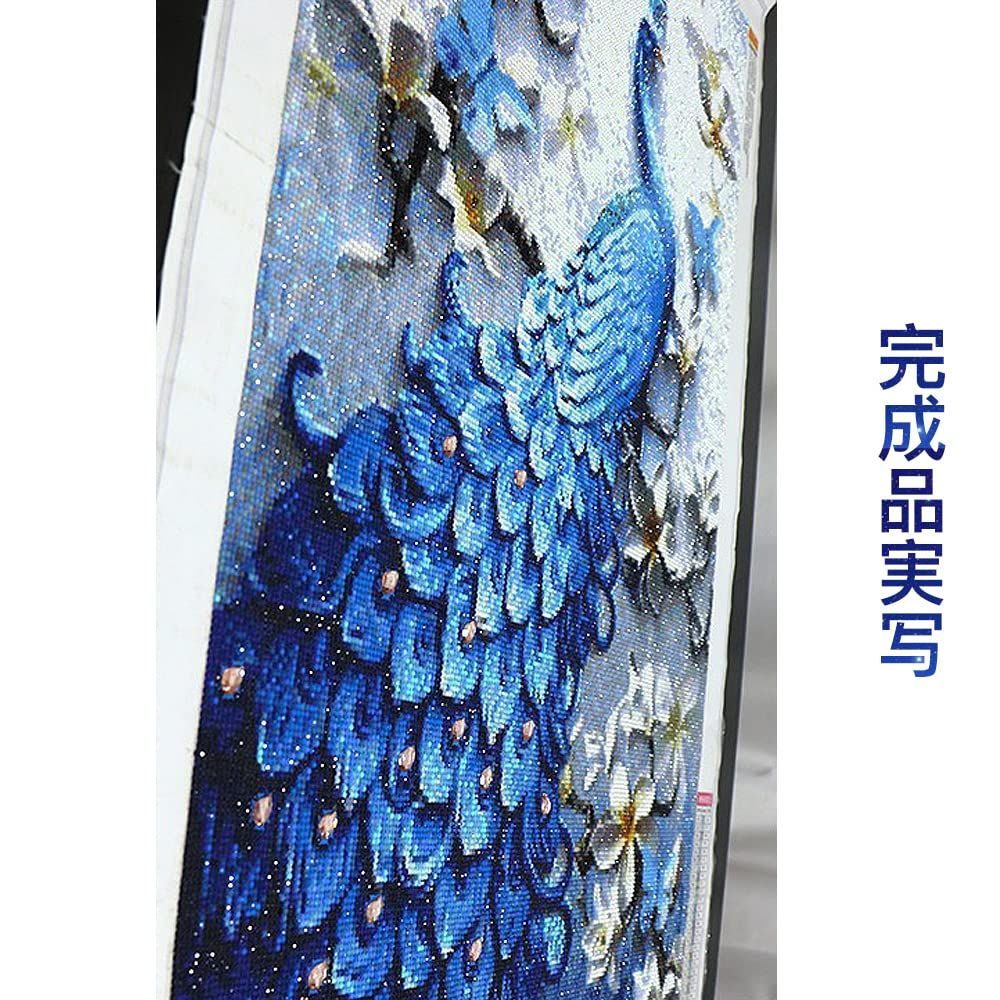 Mikankawa ダイヤモンドアート ピーズアート ダイヤモンド塗装キット 全面貼り 立体画面 壁掛け ツール付き 手芸 趣味養成  初心者でも楽しめる (クジャク) クローバーワークス メルカリ