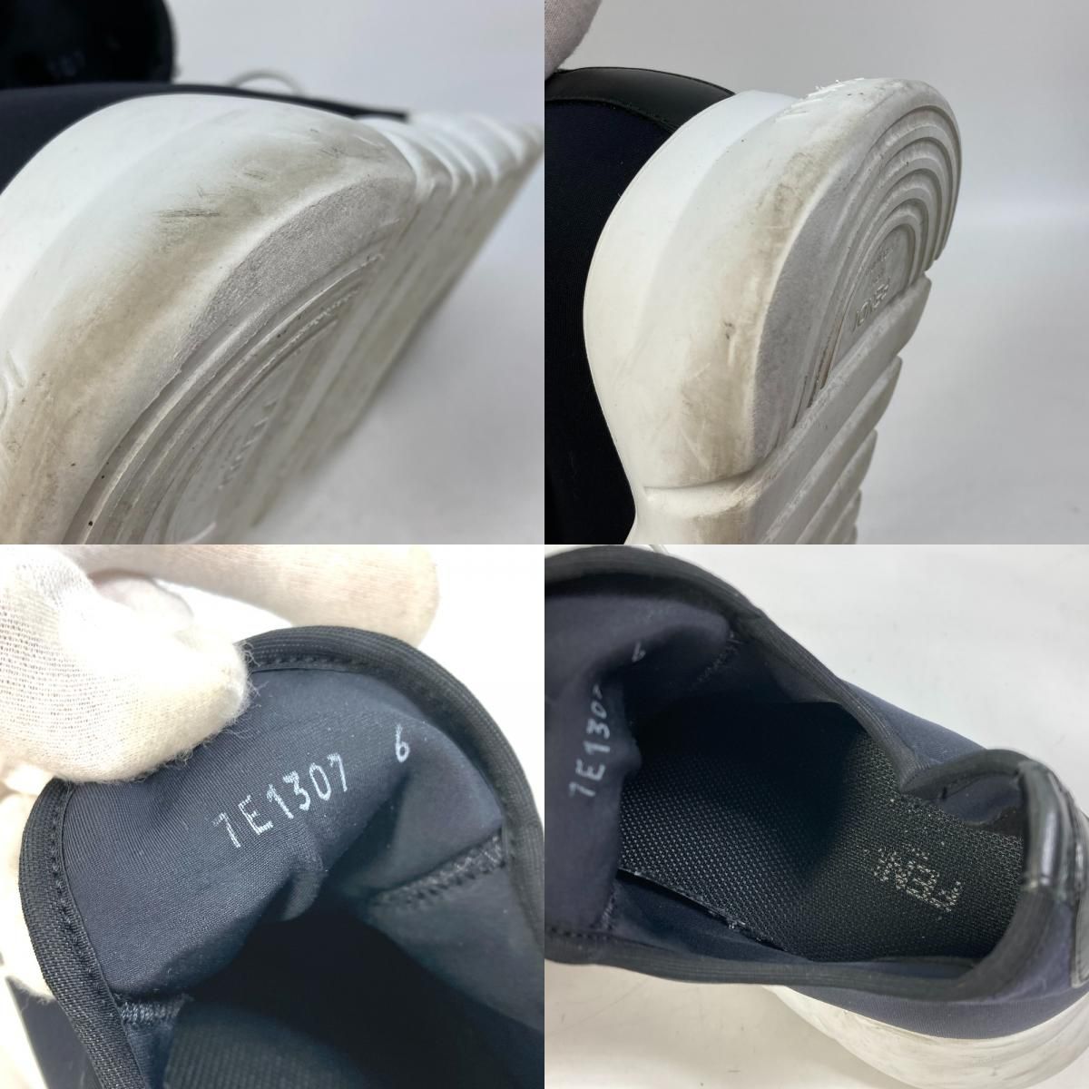 フェンディ 7E1307 ズッカ バイカラー 靴 紐 スニーカー - メルカリ