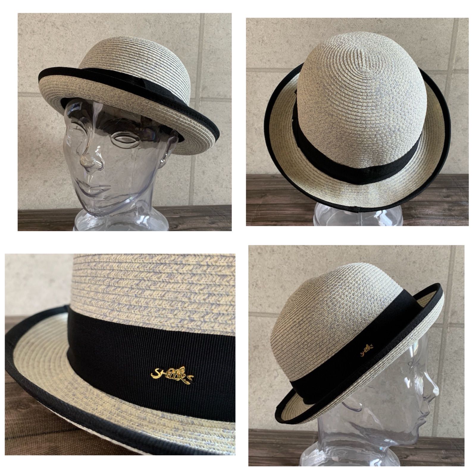 ニューヨークハット ダービーハット ボーラーハット 夏 ニューヨークハット ボーラーハット メンズ ストローハット NEWYORK HAT 春 夏 帽子 羽根付き リボン レディース ボーラー型 麦わら帽子 ハット Coconut Darby 2136 ココナッツカラー 茶 ブラウン straw hat boater hat