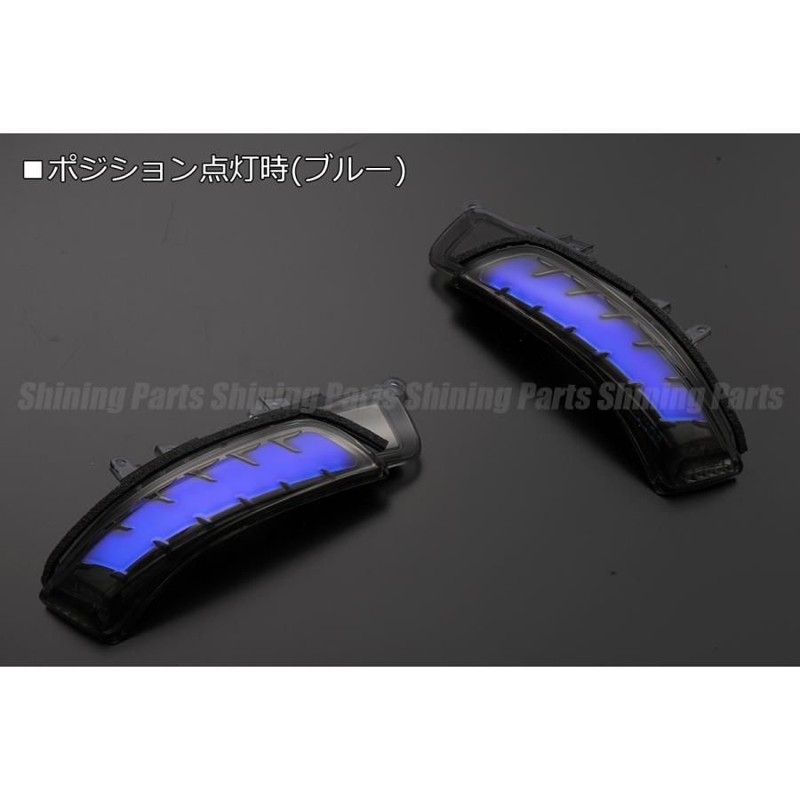 コンパクト発送 トヨタ LED ウインカーミラーレンズキット 流星Ver. スモークレンズ ポジション機能/フットランプ付き // シーケンシャルウインカー  ドアミラー 30系 40系 プリウス プリウスα 130系 マークX 200系 クラウン iQ eQ - メルカリ