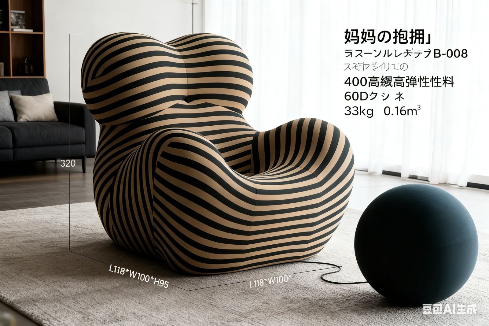 と愛称されるアームチェア