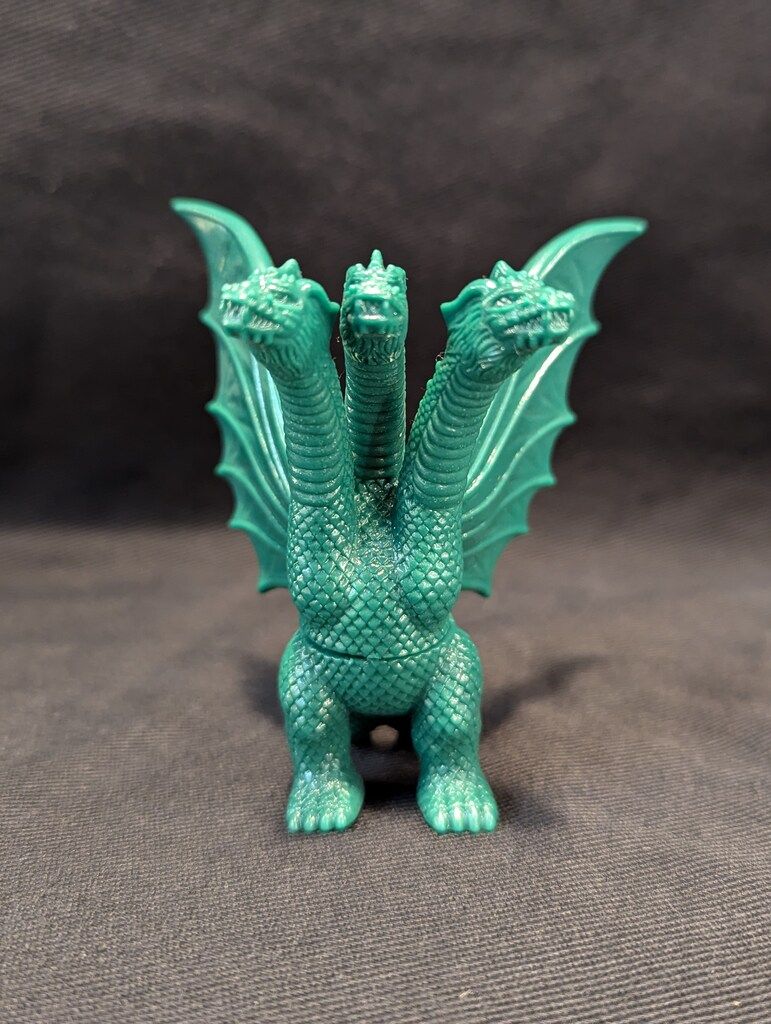 緑目 キングギドラ ラメ マルサン MARUSAN ソフビ 未開封品 緑目 キングギドラ ラメ マルサン MARUSAN ソフビ 未開封品 緑目