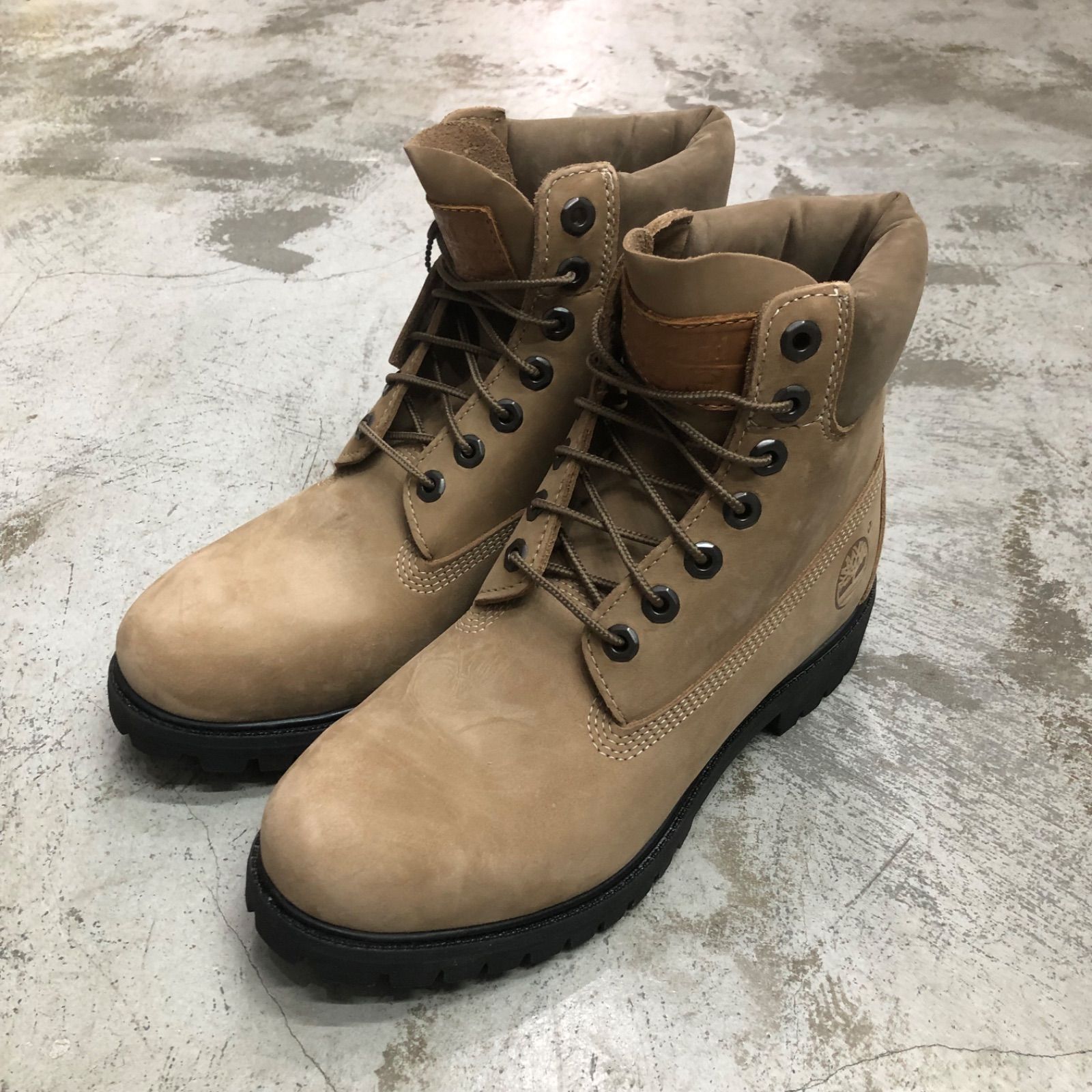 Timberland Premium 6inch Lace Up Waterproof Boot Full Grain 6インチ レースアップ ウォータープルーフ ブーツ 0A2P6W ティンバーランド 25.5cm ベージュ 90519A1